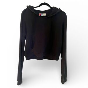 Free People Size Small Women’s Black Knit Hoodie